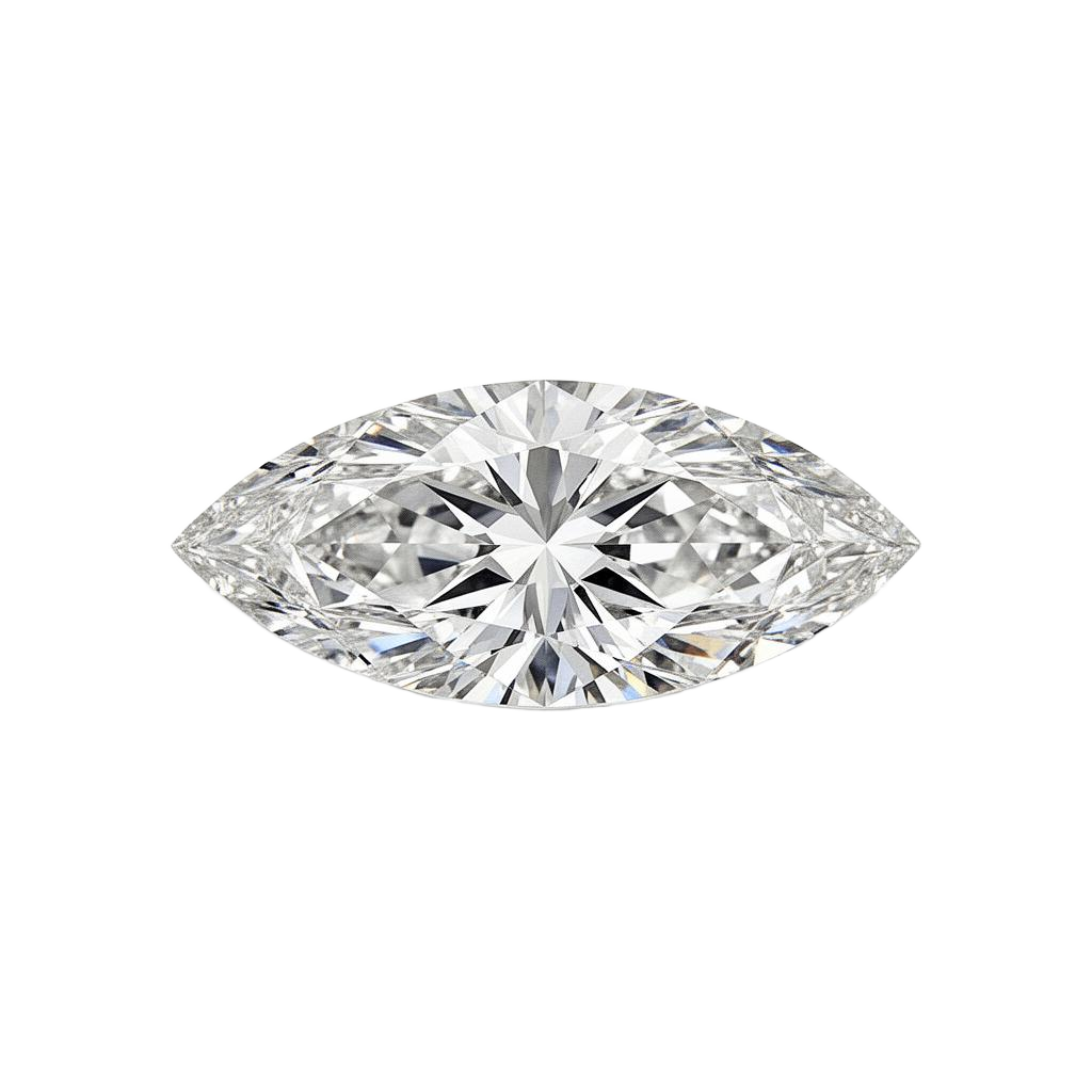 Moval cut diamond